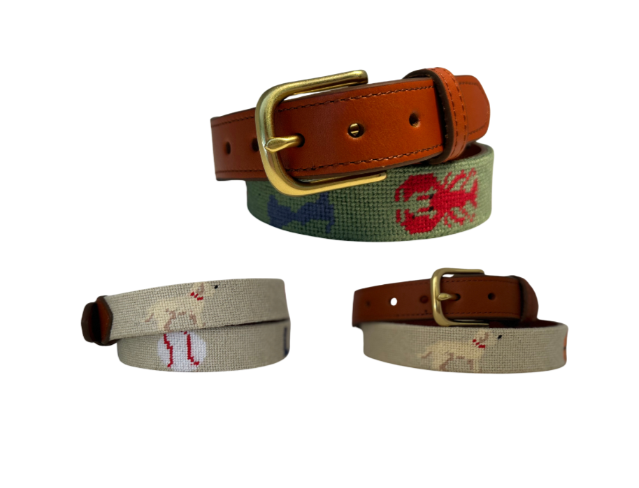 Children's Needlepoint Belts- Custom