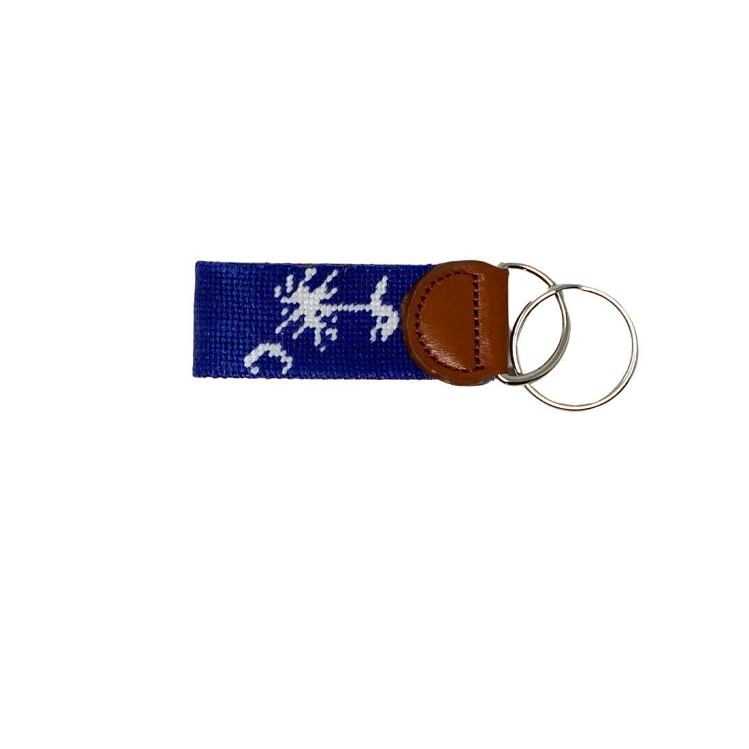 Needlepoint Key Fob South Carolina Design Key Chain, free shipping