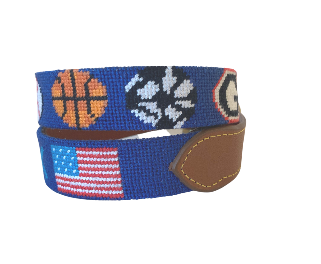 Children's Needlepoint Belts- Custom