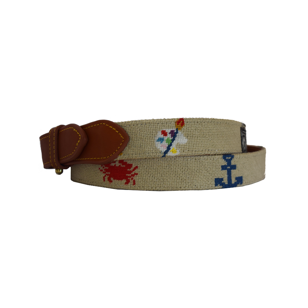 Custom Men's Needlepoint Belt