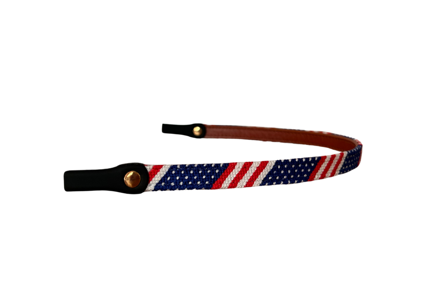 Needlepoint Sunglass Strap- American Flag Stars and Stripes needlepoint Design